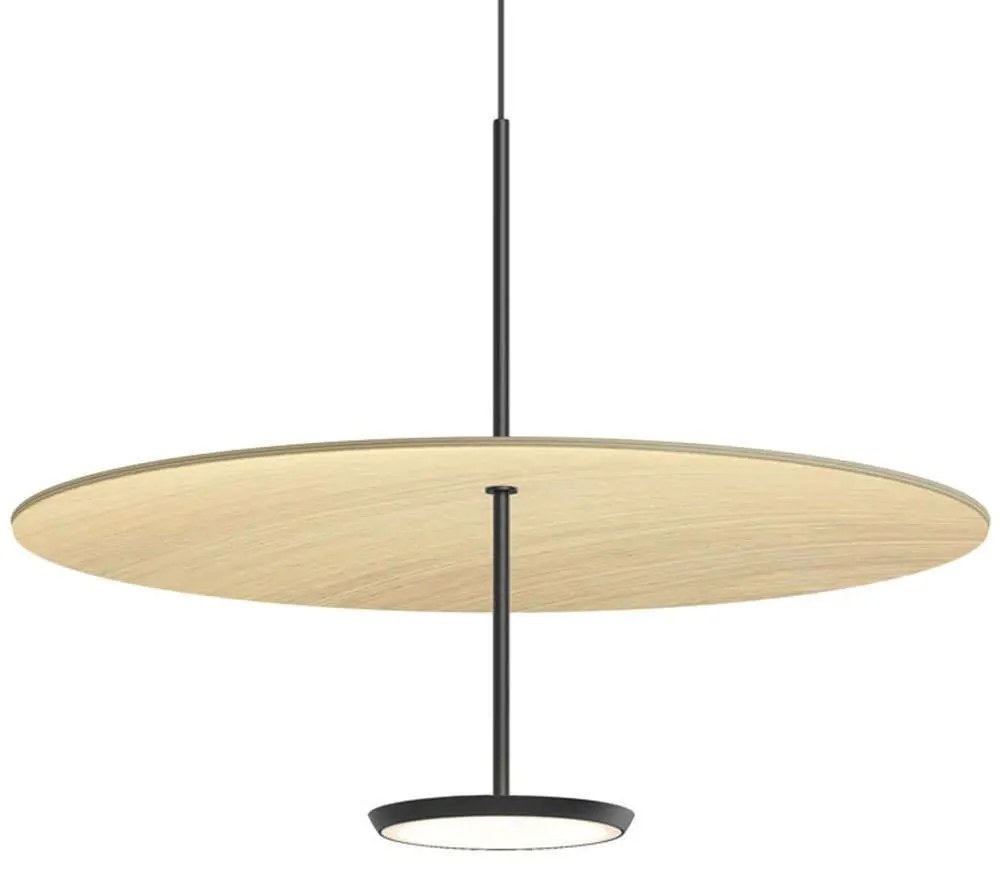 Φωτιστικό Οροφής Sky Dome 24 10570/10585 61x44,4cm Led 1250lm 18W Black-Oak Pablo Designs