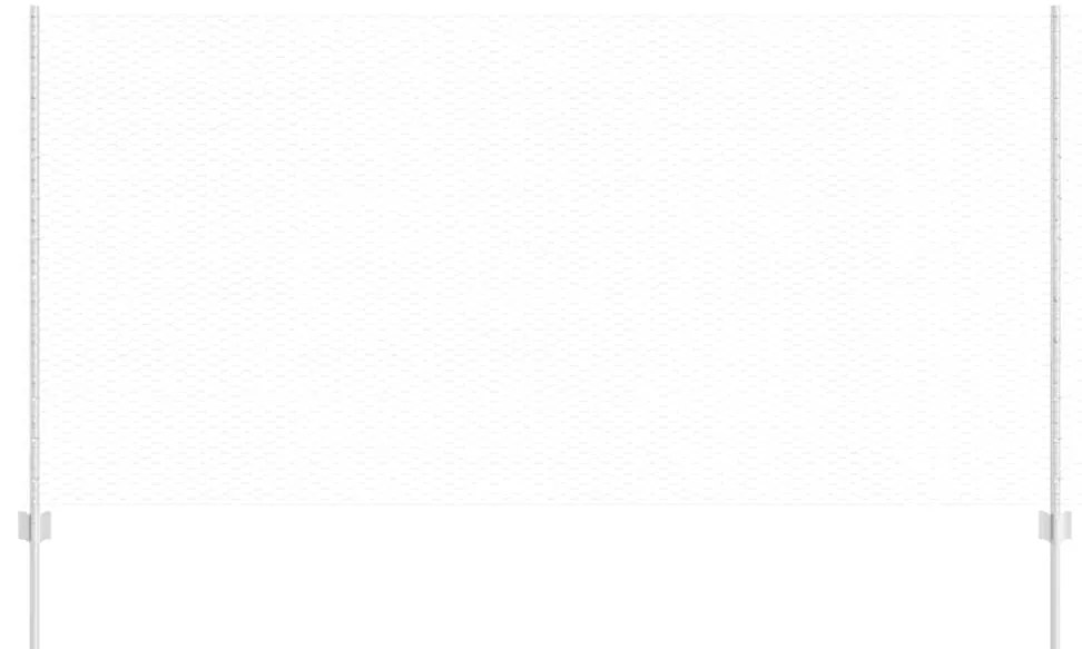 vidaXL Τεντώτο με στήριγμα Ασημί 1,2 x 25 m Ατσάλι