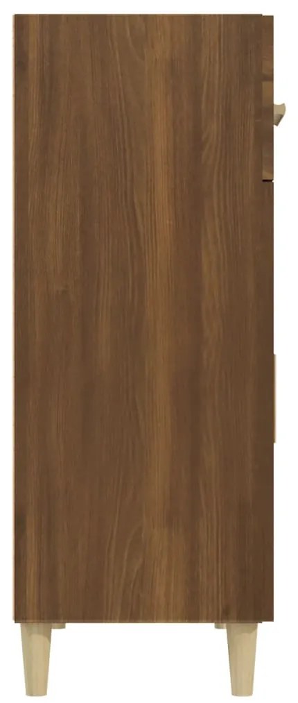 vidaXL Ντουλάπι Καφέ Δρυς 69,5 x 34 x 89 εκ. από Επεξεργασμένο Ξύλο
