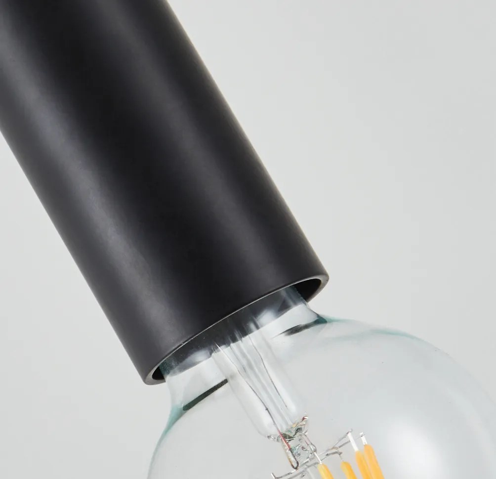 Φωτιστικό Οροφής  SE21-BL-4 ADEPT TUBE BLACK PENDANT Δ1 - 77-8266 - 51W - 100W - 77-8266