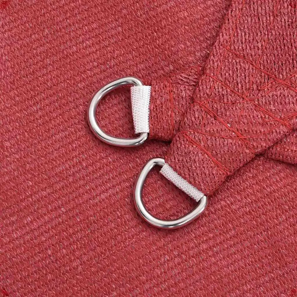 vidaXL Πανί Σκίασης Κόκκινο 2,5 x 2,5 μ. από HDPE 160 γρ./μ²