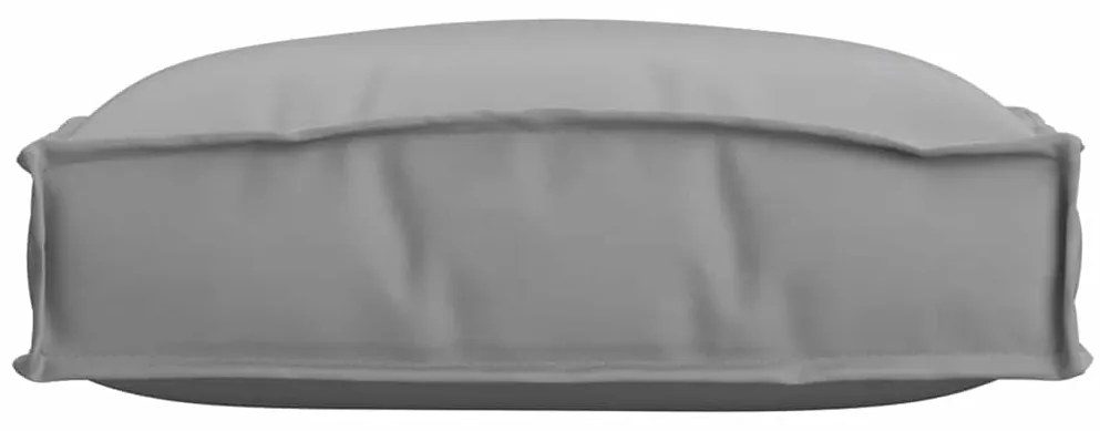 vidaXL Μαξιλάρι 4 pcs Γκρι 40 x 40 x 8 εκ. Ύφασμα Όξφορντ
