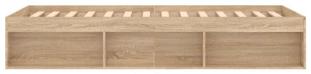 vidaXL Πλαίσιο Κρεβατιού Sonoma Δρυς 90x200 εκ.