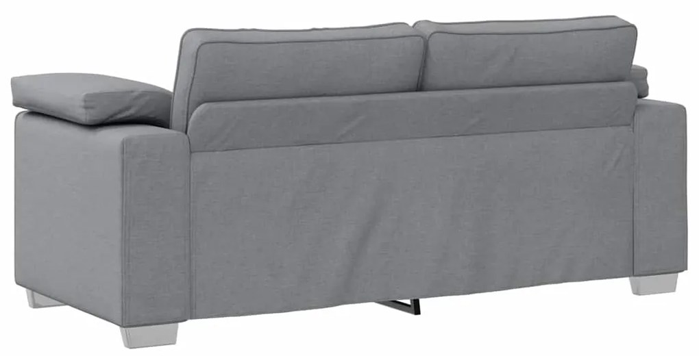 vidaXL Καναπές με μαξιλάρι Ανοιχτό γκρι 180 x 77 x 82 εκ ύφασμα