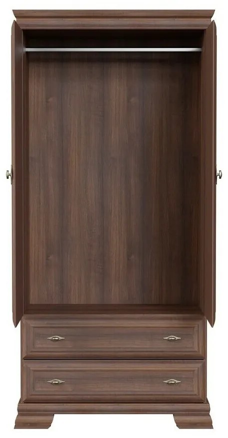 Σετ επίπλων Parma B119, Samoa King Καρυδί, Με τραπέζι γραφείου, Με πρόσθετο εξοπλισμό, Ξεχωριστά μέρη, Με ντουλάπα, Πλαστικοποιημένη μοριοσανίδα