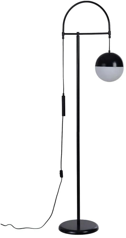 Φωτιστικό Δαπέδου 534LUN5549 20x38x170cm 1xE27 40W Black Opviq