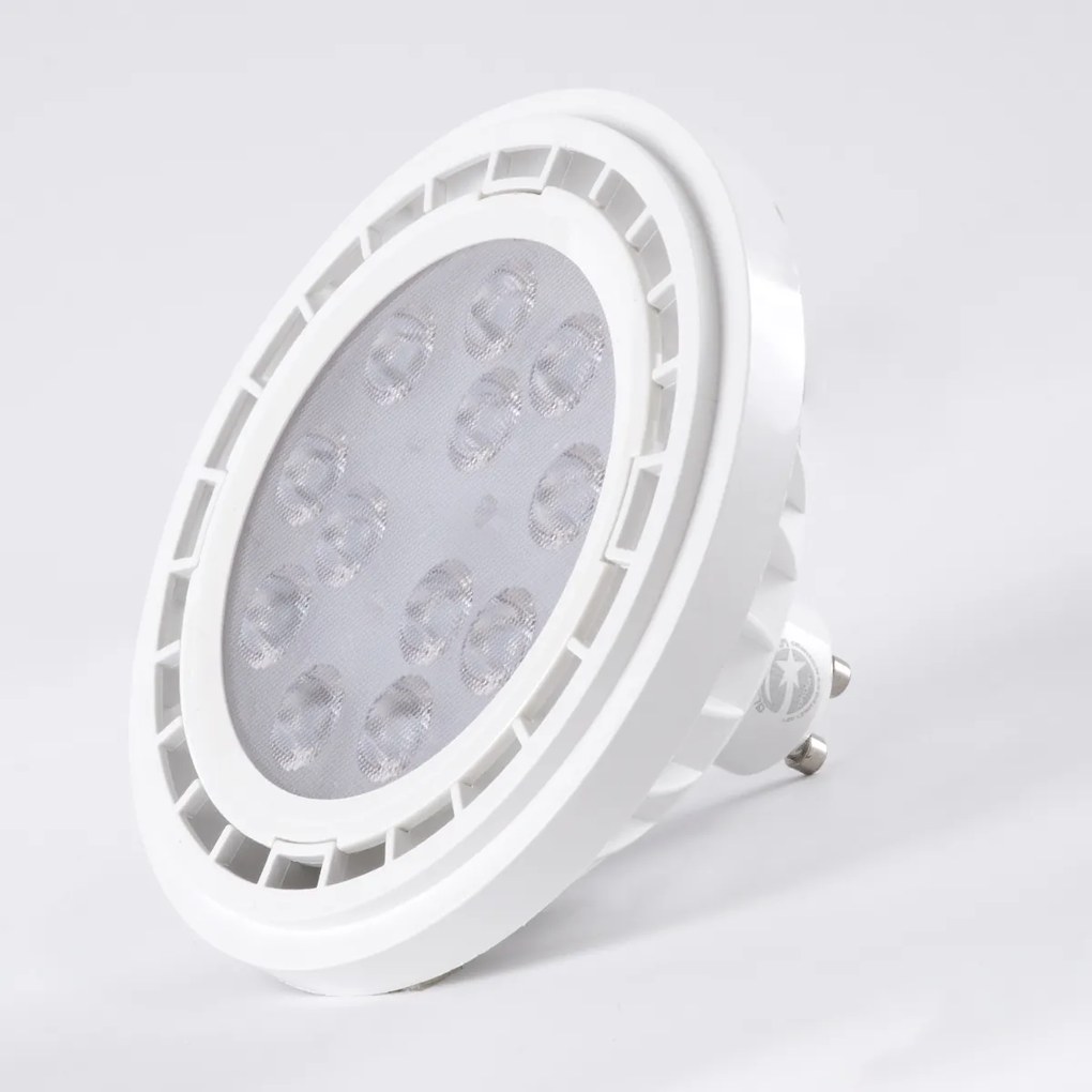 GloboStar 60124 Σποτ LED GU10 AR111 12W 1164lm 36° AC 220-240V IP20 Φ11 x Υ6.6cm Φυσικό Λευκό 4500K - 3 Χρόνια Εγγύηση - 60124