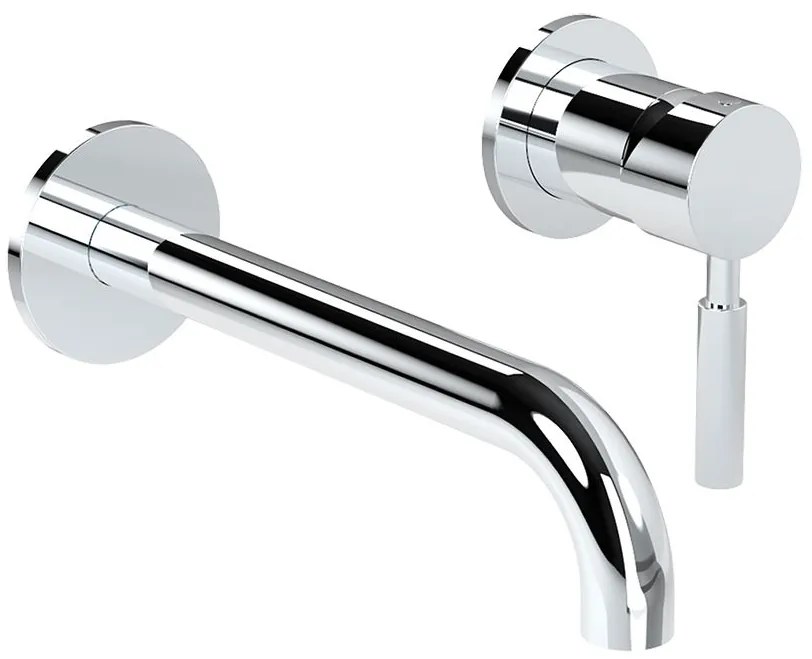 Μπαταρία νιπτήρος τοίχου La Torre Tech-Χρώμιο