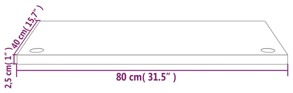 ΕΠΙΦΑΝΕΙΑ ΓΡΑΦΕΙΟΥ 80 X 40 X 2,5 ΕΚ. ΑΠΟ ΜΑΣΙΦ ΞΥΛΟ ΠΕΥΚΟΥ 824450