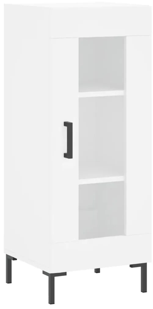 vidaXL Ντουλάπι Λευκό 34,5 x 34 x 180 εκ. από Επεξεργασμένο Ξύλο
