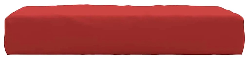 vidaXL Μαξιλάρι Παλέτας Κόκκινο 60x60x9,5 εκ. Ύφασμα Oxford