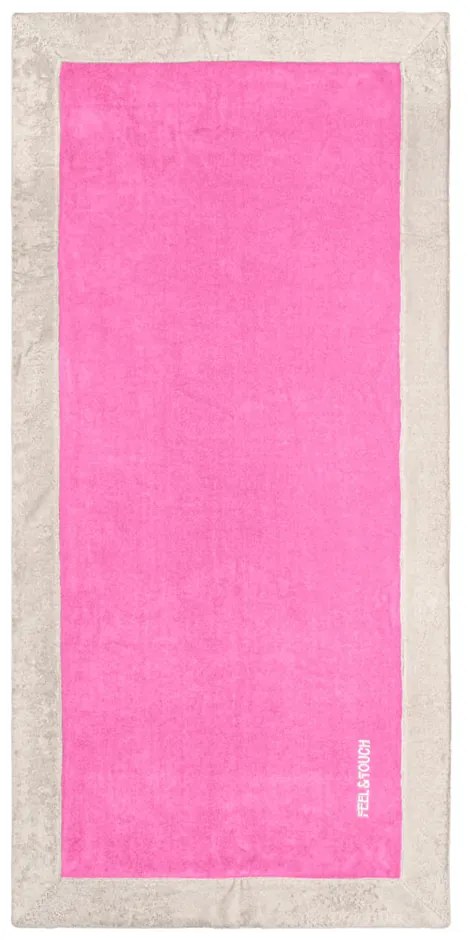 Πετσέτα Θαλάσσης (80x170) Feel &amp; Touch Caribbean Pink
