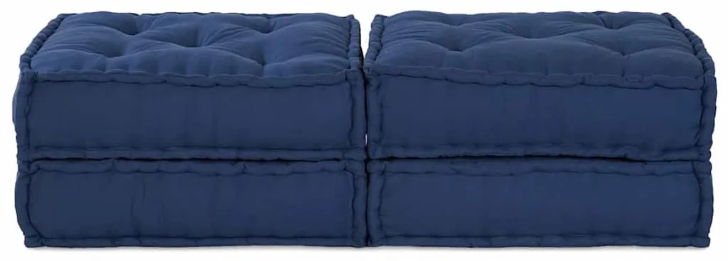 vidaXL Μαξιλάρι 2 pcs Μπλε 70 x 70 x 36 εκ Πολυεστέρας