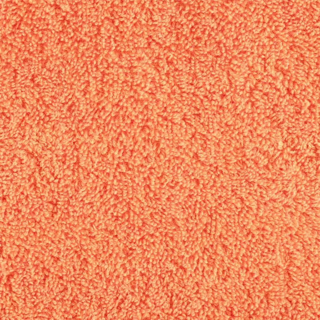 vidaXL Πετσέτες Προσώπου SOLUND 10 pcs Πορτοκαλί Βαμβάκι