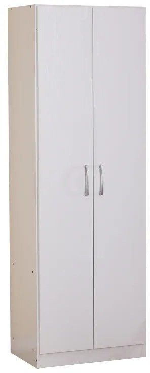 Intrahome Ντουλάπα Jonar Intrahome δίφυλλη λευκό χρώμα μελαμίνης 60x42x180εκ | SKU: INTRAPA-350111167