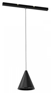 Κρεμαστό Φωτιστικό Ράγας DALI LED 8W IP20 3000K Μαύρο 23116 Zambelis-23116-Μαύρο 23116
