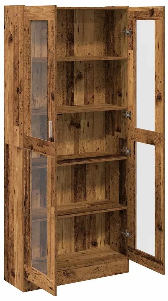 vidaXL Ντουλάπι Όψη Παλαιού Ξύλου 82,5x30,5x185 εκ. Επεξεργασμένο Ξύλο