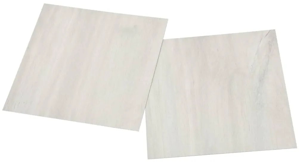 vidaXL Δάπεδο Αυτοκόλλητο Κρεμ 55 τεμ. 5,11 μ² από PVC