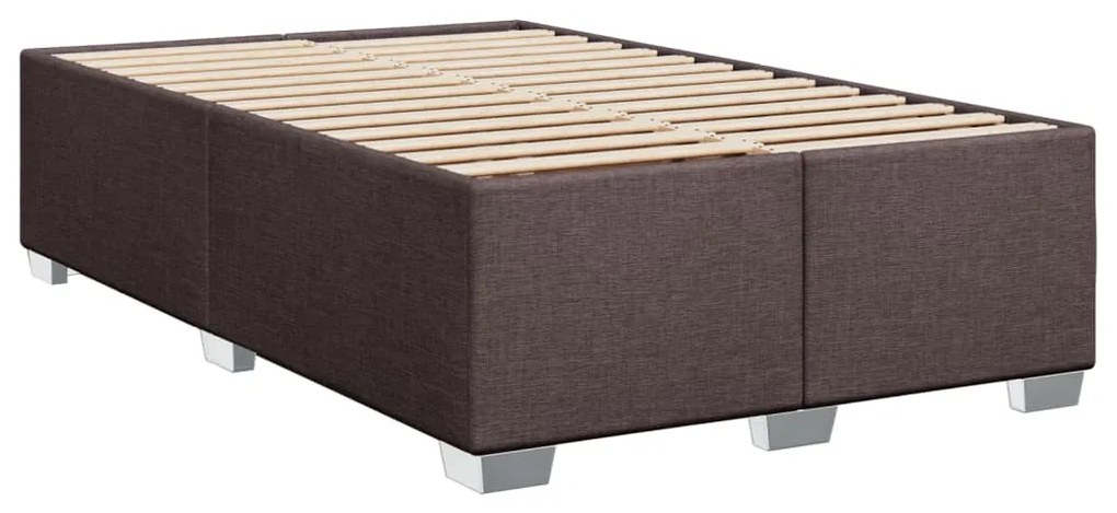 ΚΡΕΒΑΤΙ BOXSPRING ΜΕ ΣΤΡΩΜΑ ΣΚΟΥΡΟ ΚΑΦΕ 120X200 ΕΚ. ΥΦΑΣΜΑΤΙΝΟ 3292765