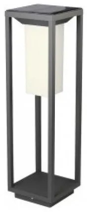 Ηλιακό Φωτιστικό Φαναράκι Επιδαπέδιο LED 2W SAMSUNG Chip Γκρι με 2 Λειτουργίες Θερμό Λευκό 785 VTAC-785-Γκρι 785
