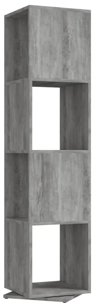 vidaXL Ντουλάπι Περιστρεφόμενο Γκρι Σκυρ. 34,5x34,5x147,5 Μοριοσανίδα