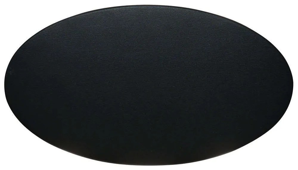 Φωτιστικό Τοίχου-Απλίκα Oval Smooth 4285100 18x9cm Led 507 6W Black Viokef