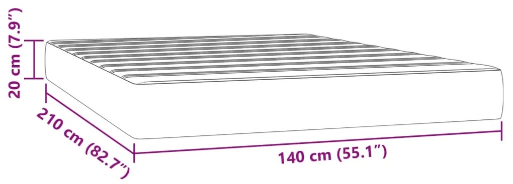 ΣΤΡΩΜΑ ΜΕ POCKET SPRINGS ΡΟΖ 140X210X20 ΕΚ. ΒΕΛΟΥΔΙΝΟ 4016587