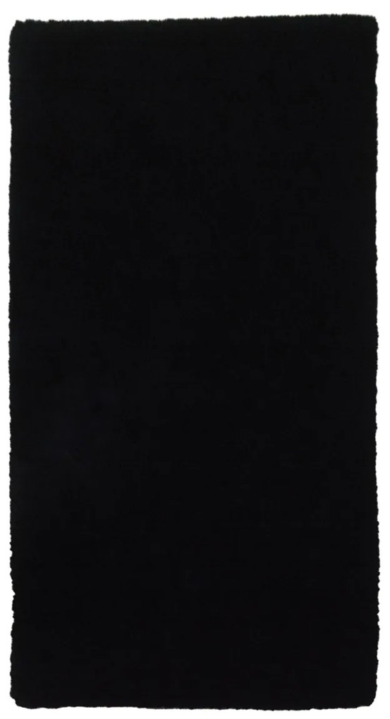 Γούνινο Χαλί Διαδρόμου (80x150) New Plan Puffy FC9 Black