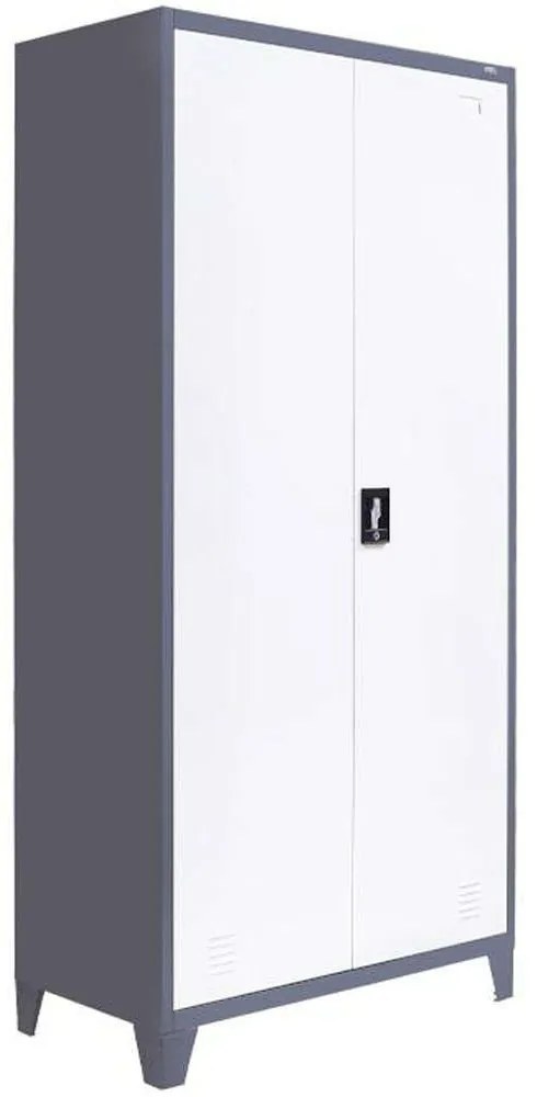 Ντουλάπα Valja 721-00-005 90x45x190cm White-Grey