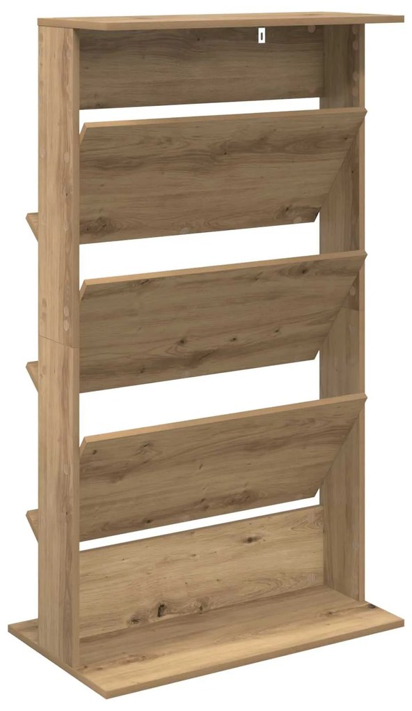 vidaXL Ράφι Περιοδικών με ράφι Artisan Oak 70 x 41 x 126 εκ.