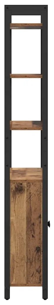 vidaXL Βιβλιοθήκη Παλιό Ξύλο 60 x 24 x 161 εκ Επεξεργασμένο ξύλο