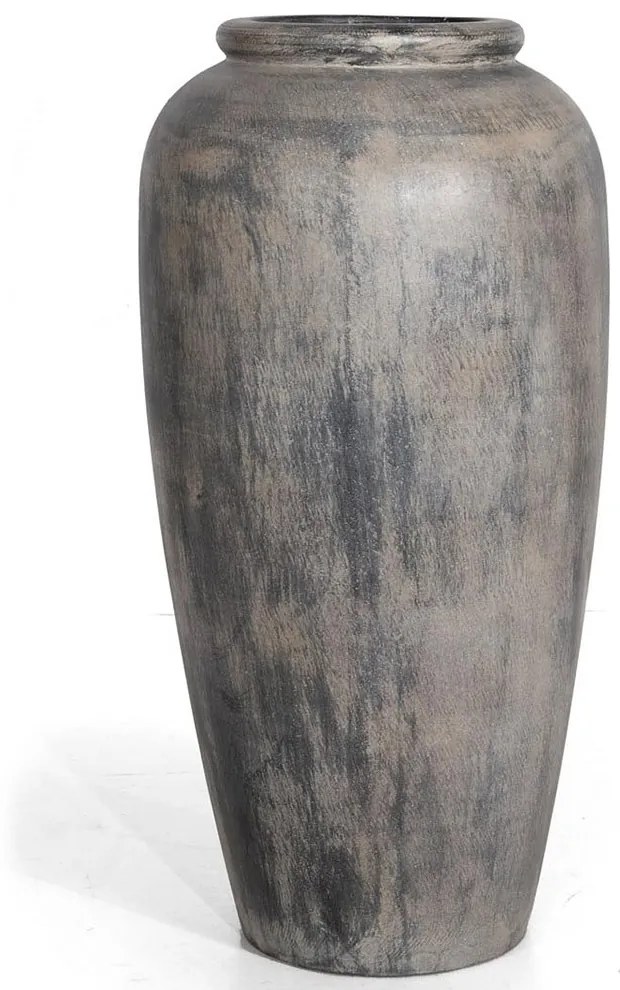 Βάζο Spoleto 0800025 40x40x80cm Grey Soulworks Τσιμέντο