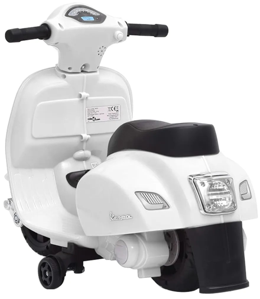 vidaXL Παιχνίδι Ηλεκτρικό Μοτοσικλέτα Vespa GTS300 Λευκό