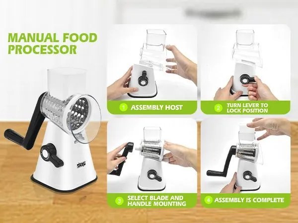 Χειροκίνητος τρίφτης - KJ3052 - DSP - 565374 - White