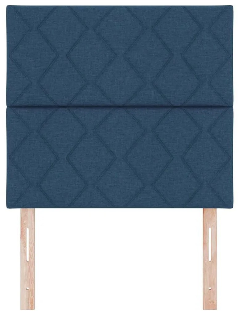 vidaXL Υφασμάτινο Κεφαλάρι Geometric με κεφαλάρι Μπλε 90 cm ύφασμα