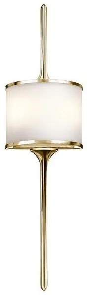 Απλίκα Φωτιστικό Μπάνιου 2xG9 IP44 76cm Mona Elstead Lighting-KL-MONA-L-PB-Χρυσό KL-MONA-L-PB