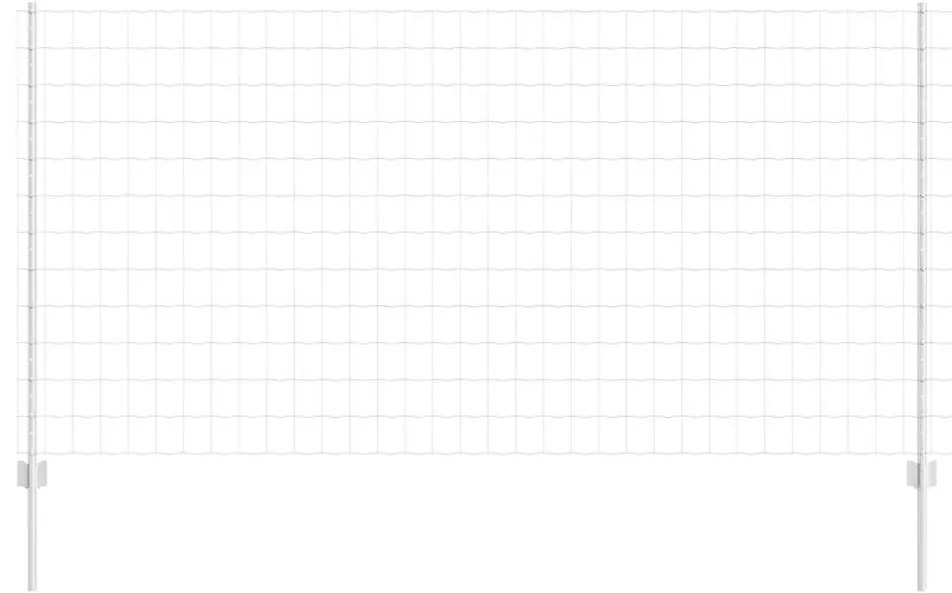 vidaXL Τεντώτο με στήριγμα Ασημί 1,2 x 10 m Ατσάλι