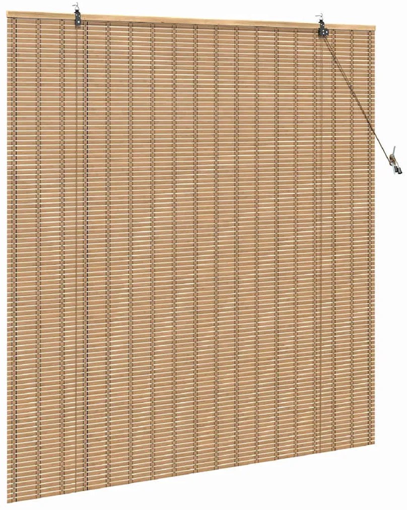 vidaXL Ρόλερ και Σκιάδια Ανοιχτό καφέ 140 x 160 cm Μπαμπού