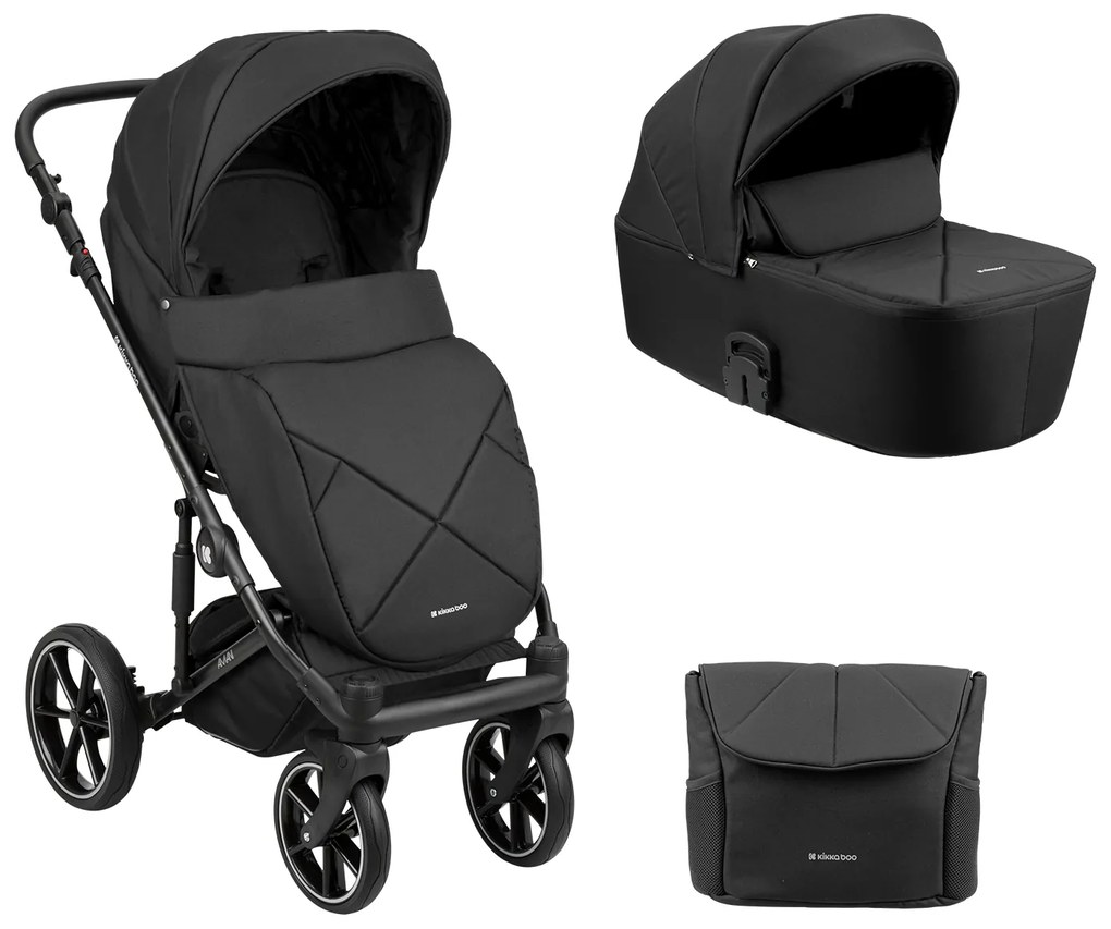 KIKKA BOO ΠΟΛΥΚΑΡΟΤΣΙ 2 ΣΕ 1 ΜΕ ΚΑΛΑΘΟΥΝΑ AMANI BLACK 31001020125