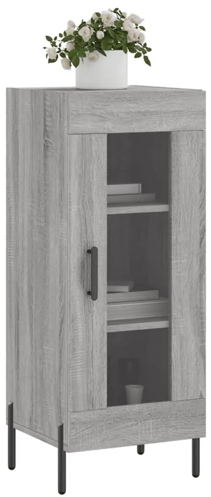 vidaXL Ντουλάπι Γκρι Sonoma 34,5x34x90 εκ. από Επεξεργασμένο Ξύλο