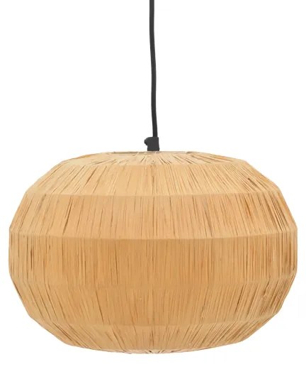 Intrahome Φωτιστικό οροφής Ozelia intrahome καφέ press papier-μέταλλο Φ33x122εκ | SKU: INTRAPA-428111124
