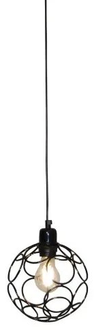 Πλαφονιέρα Φωτιστικό Οροφής 1xE27 Vintage Φ65cm Bale Homelighting -77-4061-Μπρονζέ 77-4061