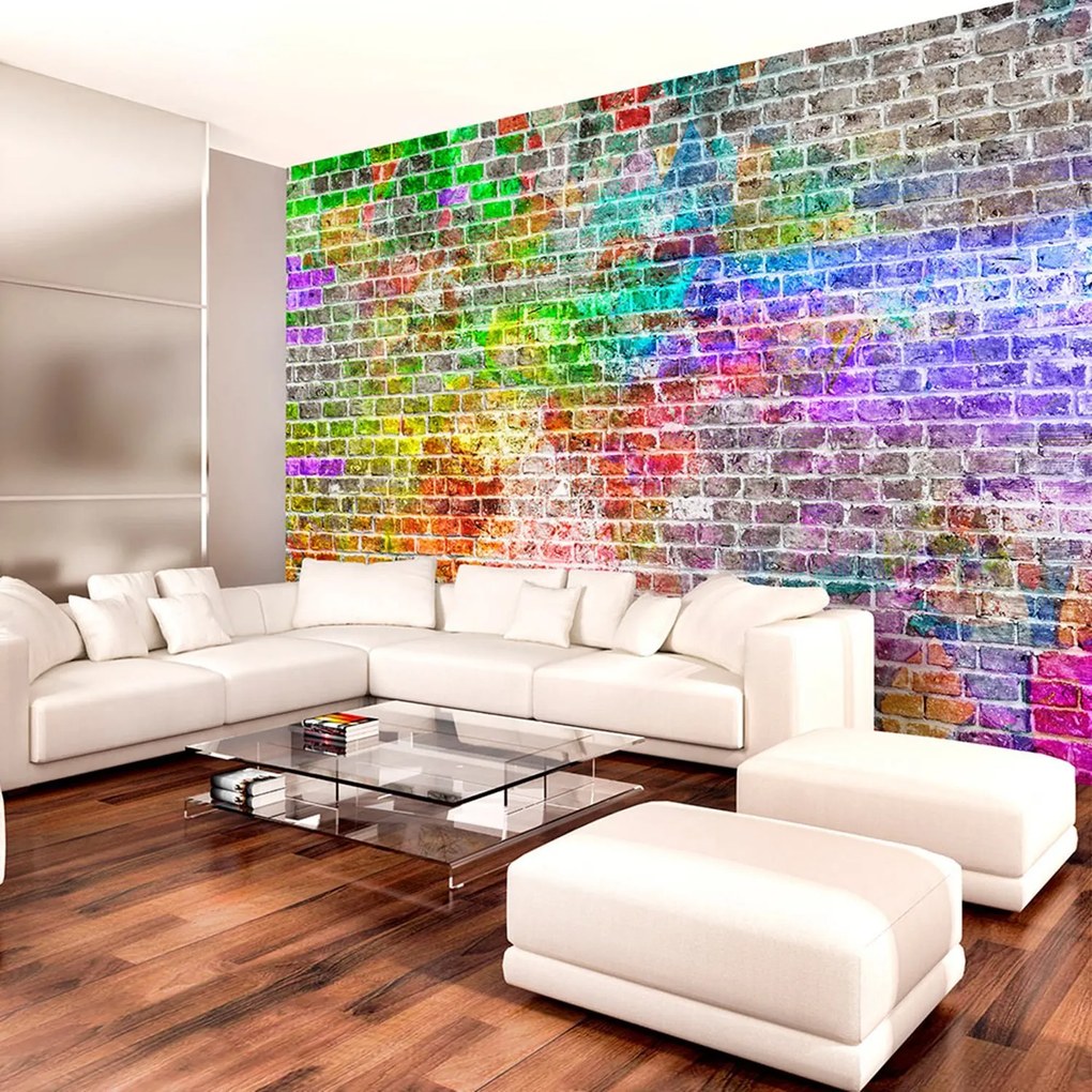 Φωτοταπετσαρία - Rainbow Wall 300x210