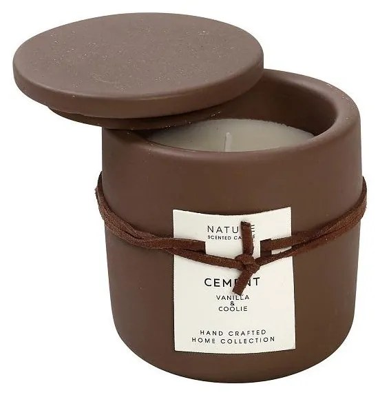 Αρωματικό κερί τσιμεντένιο καφέ Homemade Spa 7,7x8εκ.