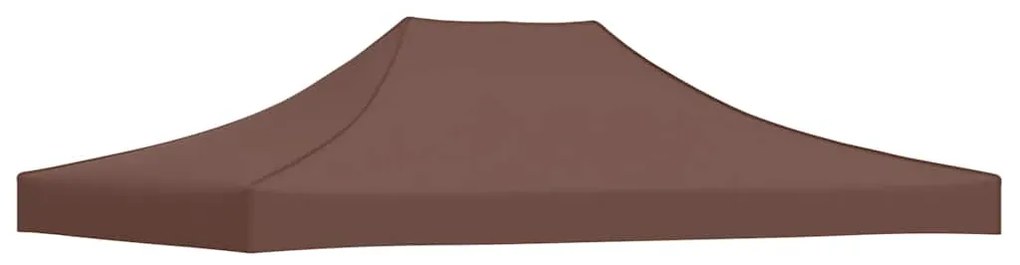 vidaXL Κάλυμμα Τέντας Εκδηλώσεων Καφέ 4 x 3 μ. 270 γρ/μ²