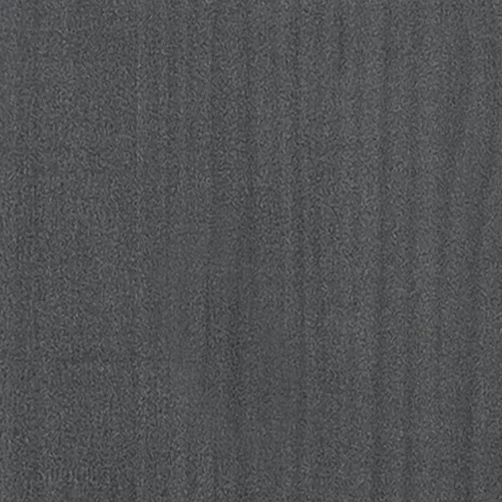 Πλαίσιο Κρεβατιού Γκρι 120 x 200 εκ. από Μασίφ Ξύλο Πεύκου - Γκρι