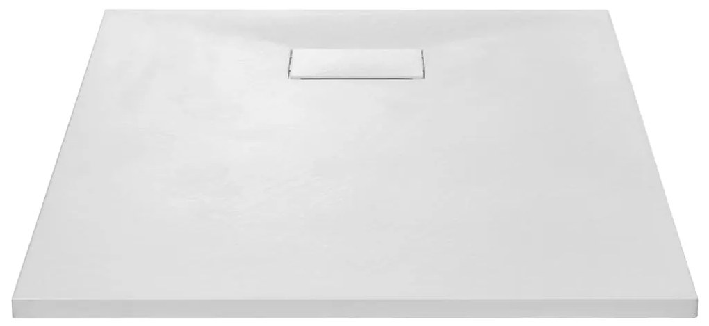 vidaXL Βάση Ντουζιέρας Λευκή 100 x 80 εκ. από SMC