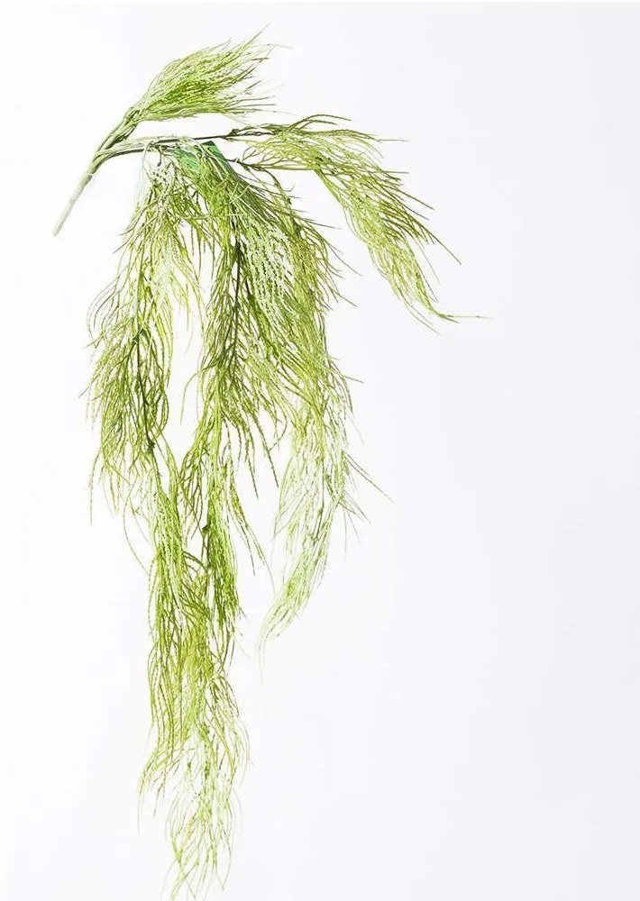 Τεχνητή Κρεμαστή Φτέρη 6361-7 15x83cm Green-White Supergreens Polyethylene