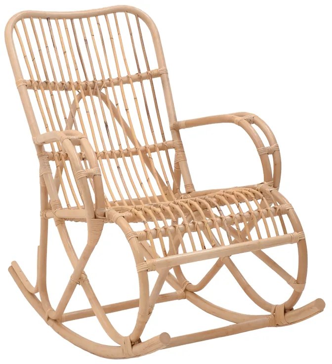 Intrahome Κουνιστή πολυθρόνα Cormeny Intrahome rattan σε φυσική απόχρωση 108x71x103εκ | SKU: INTRAPA-455111115
