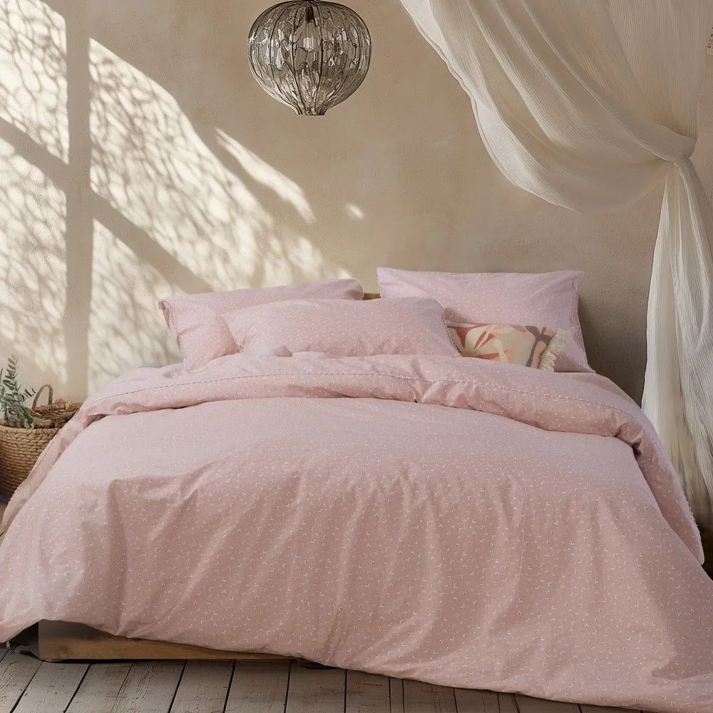 Σεντόνια Sissy (Σετ 4τμχ) Rose Nef-Nef Homeware King Size 280x270cm 100% Βαμβάκι